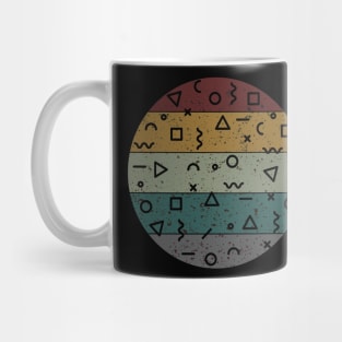 Vintage Buttons Controller Mug